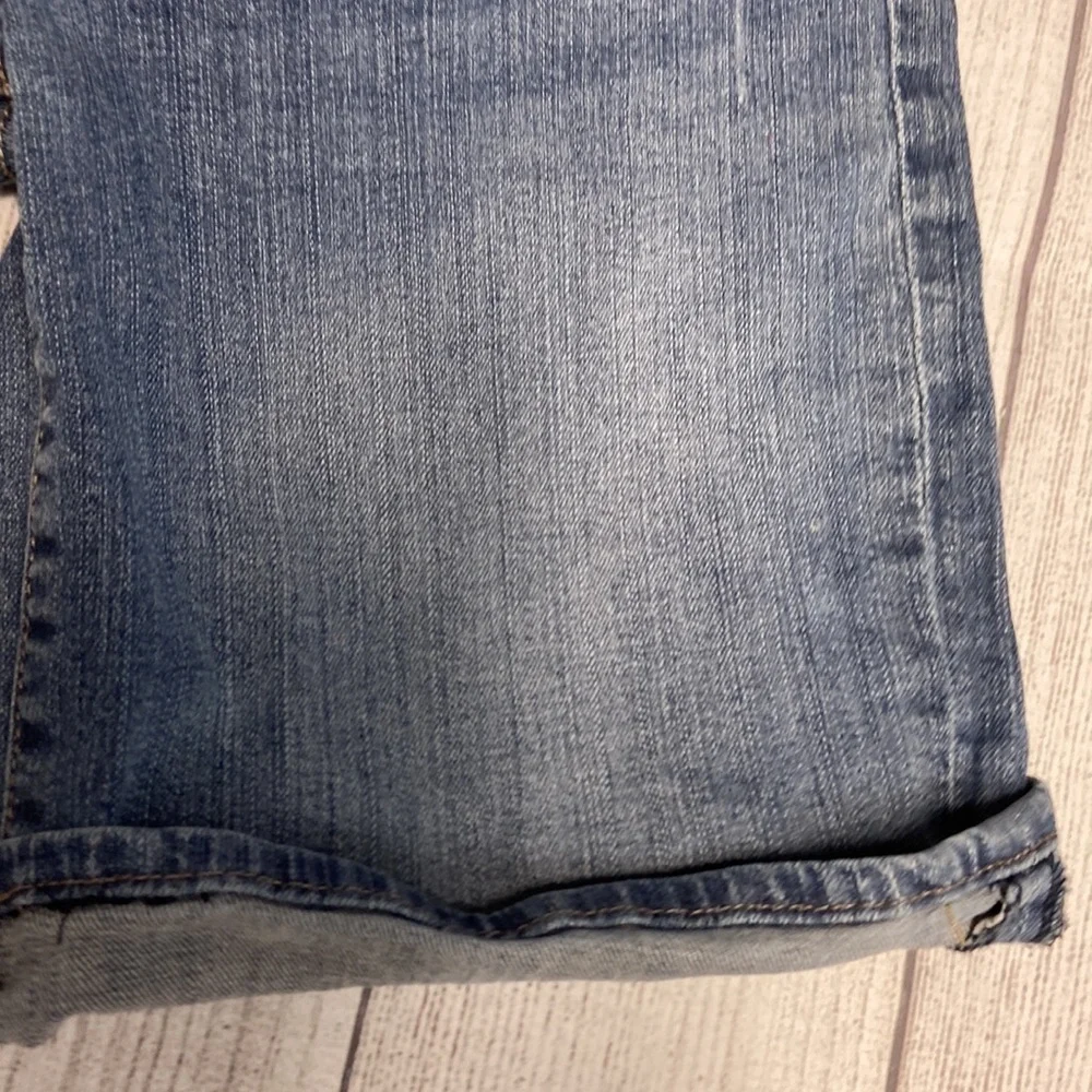 Kut from the Kloth Mid Rise Denim Bermuda Shorts